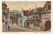Montage der St. Martiner Altertümer. 1908. Postkarte. Privatbesitz.  