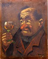 Der Wein-Jahrgang 1910 als Zechbruder. Privatbesitz. 
