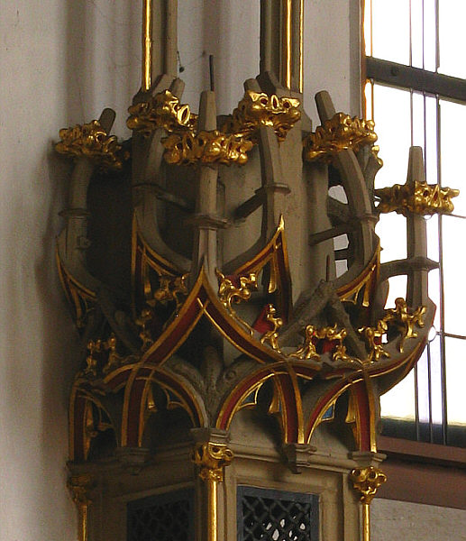 Pfarrkirche St. Martin - Pfalz: Sakramentshäuschen - Detail
